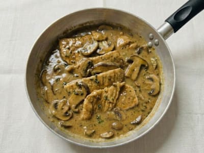 Scaloppine di Tacchino ai Funghi
