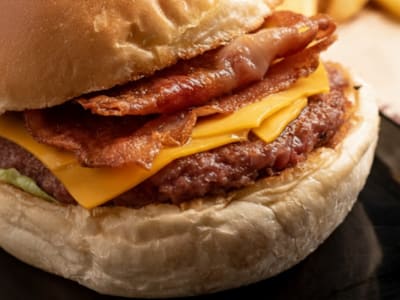 Panino con hamburger