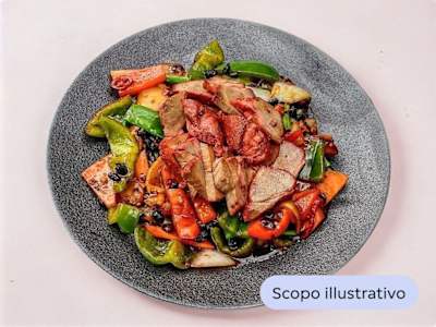 Bocconcini di Maiale Infarinate in Salsa Agrodolce e ananas