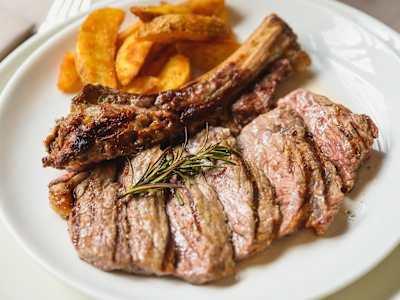 Costata Tagliata con Patate