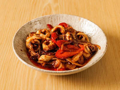 Calamari in salsa spicy