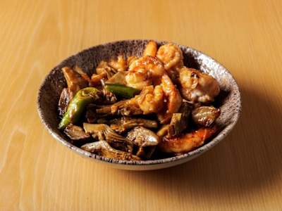 Gamberi con Carciofi