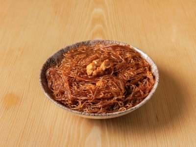 Spaghettini di Soia Saltati con Pollo