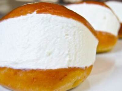 Brioche con Nutella e Panna