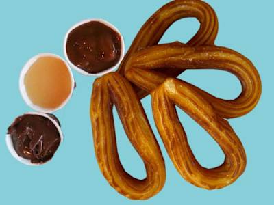 Churros con Frutti Di Bosco (4 pezzi)