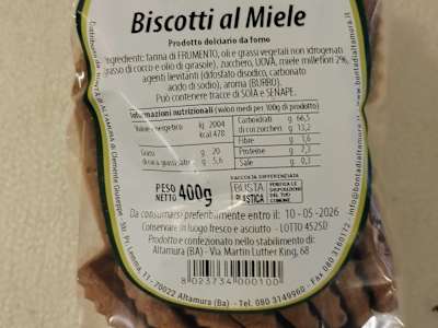 Biscotti al miele