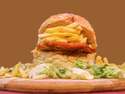 Panino con Cotoletta e Patatine