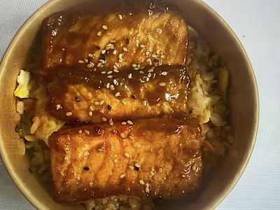 Sake teriyaki poke