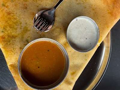 Milagaipodi Masala Dosa