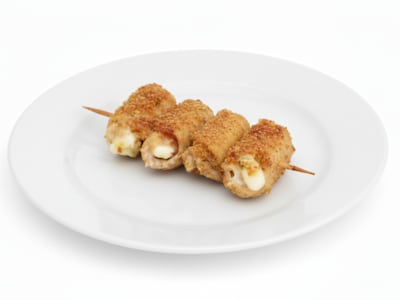 Involtino di Scottona Panato con Prosciutto, Mozzarella e Pangrattato