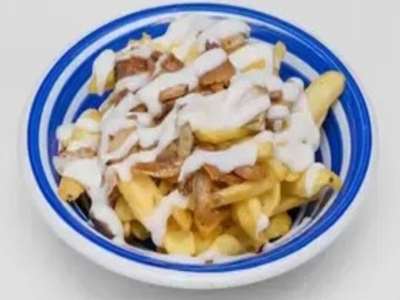 Patate Fritte Fresche con Porchetta e Salsa di Lime