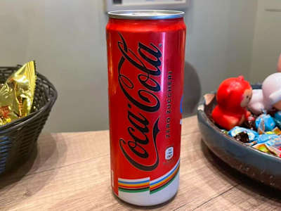 425.Coca cola zero in lattina 33cl