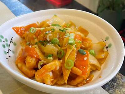 Gamberi curry