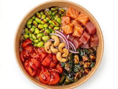 Pokè Dynamite Salmon e Tuna