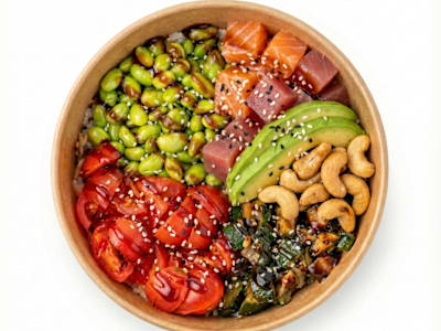 Pokè Teriyaki Salmon e Tuna