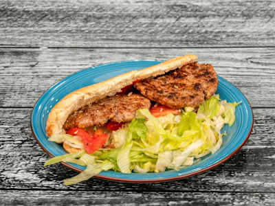 Panino con Hamburger di Cavallo e Salsa a Scelta