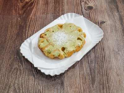 Waffel con Crema di Pistacchio