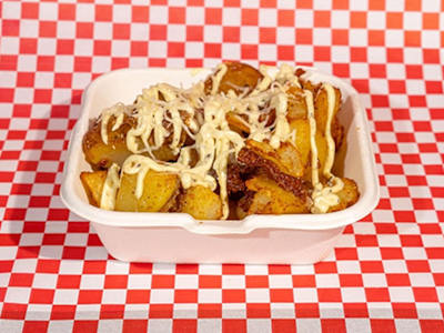 Nip's Loaded Smashed Potatoes