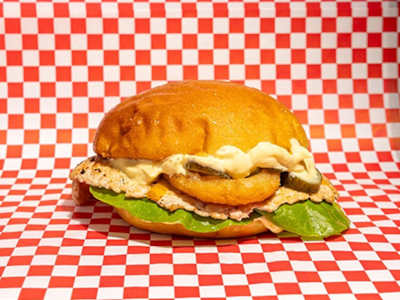 Smash Chicken Burger