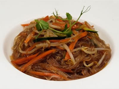 Spaghetti di Soia con Verdure