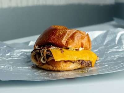 Fried Onion Burger