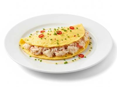 Omelette con Granchio