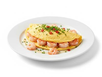 Omelette con Gamberetti