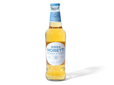 Birra Moretti filtrata a freddo