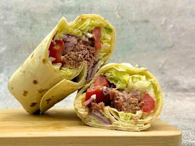 Crea il tuo wrap vegetariano