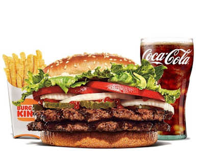 Double whopper® - menù