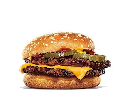 Double cheeseburger - solo panino