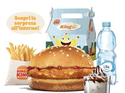 King junior meal menu cheddar cheese