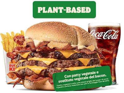Bacon King 3.0 smokey - Gustalo Plant Based - menù