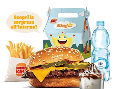 King junior menù cheeseburger