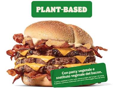 Bacon King 3.0 smokey - Gustalo Plant Based - solo panino