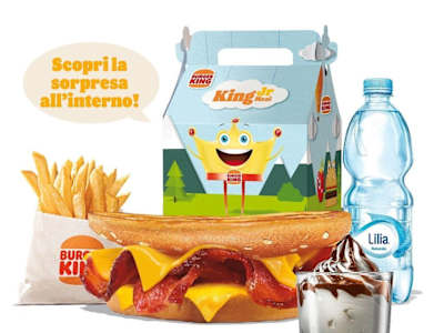 King Junior bacon king toast