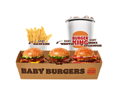 Menu Baby Burgers