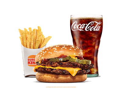 Menu Double Cheeseburger