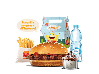 King Junior Menù Hamburger