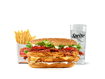 Menu Double Chicken Royale Bacon Cheese