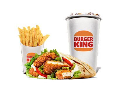 Wrap Pollo Croccante + Patatine + Coca Cola