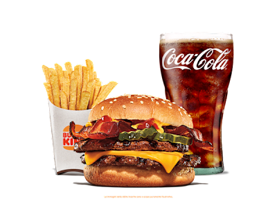 Menu Double Cheese Bacon