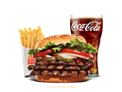 Menu Triple  Whopper