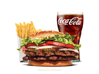 Menu Double Whopper