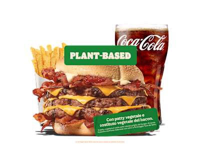Menu Plant Based Bacon King 3.0