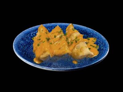 176 - RAVIOLI DI VERDURE AL GAZPACHO (3 PZ)