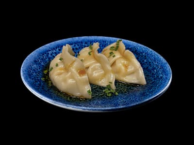 174 - RAVIOLI DI GAMBERI ALLA SOIA (3 PZ)