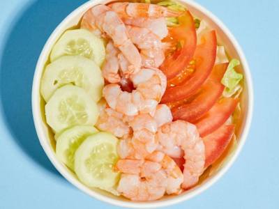 Insalata di gamberi menù