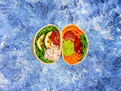 The guacamole wrap