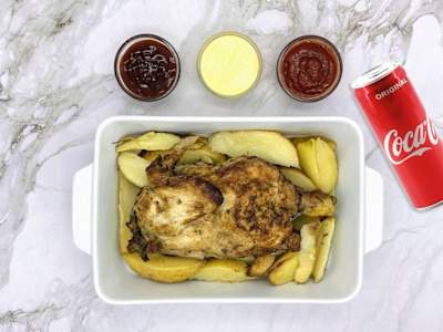 Menù pollo arrosto
